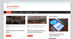 Desktop Screenshot of jurnalbisnis.com