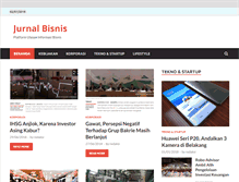 Tablet Screenshot of jurnalbisnis.com